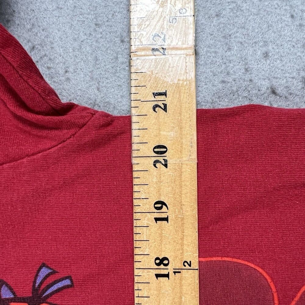 Vintage Fat Albert Mushmouth Shirt Men’s Large Red Short Sleeve Graphic Print - Picture 14 of 16